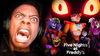 iShowSpeed plays FNAF: Security Breach (scary jumpscares)