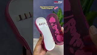 🎒Cute Cartoon Printed Plastic Compass Box – Make school fun & organized for little champs(SKU-14613)