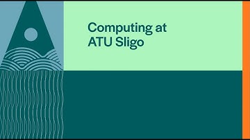 Computing Programmes at ATU Sligo 2022/2023