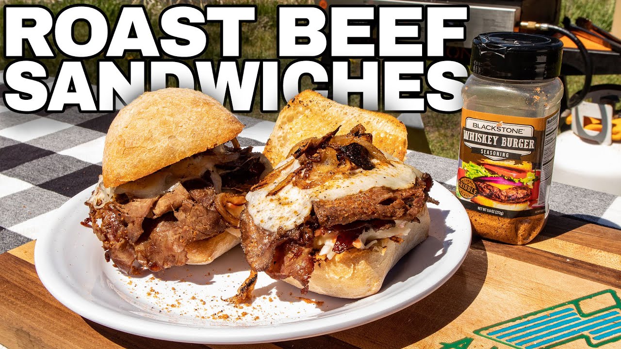 Hot Roast Beef Sandwiches Blackstone Griddle YouTube