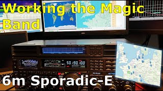 Working 6m Sporadic-E on a HF Antenna