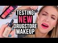 TESTING NEW DRUGSTORE MAKEUP?! || 5 First Impressions