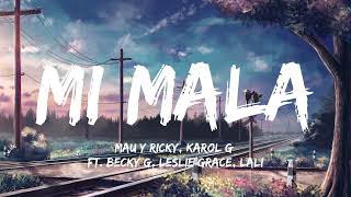 Mau y Ricky, Karol G   Mi Mala Remix   Official Video ft  Becky G, Leslie Grace, Lali