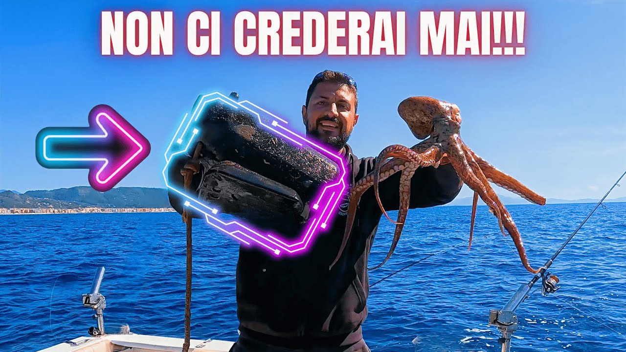 SEPPIE E POLPI DALLA BARCA SUCCEDE UNA COSA INCREDIBILE...