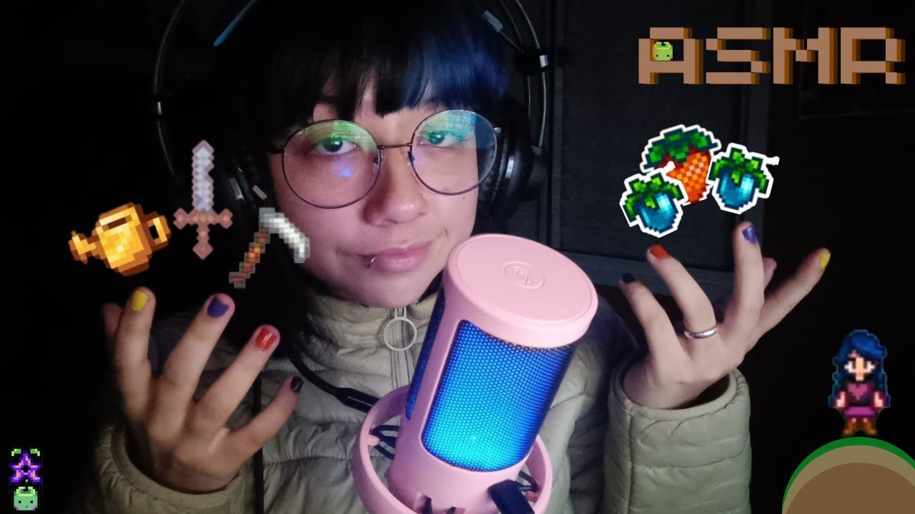 Stardew Valley em ASMR (o próprio jogo já é muito relaxante) ❤️💤