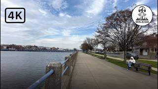 Brooklyn Walk Sheepshead Bay | NYC Street Sounds & City Life (4K) | Ep 3