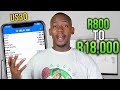 How to turn R800 into R18,000 in 2 Hours Trading Us30 + Market Breakdown