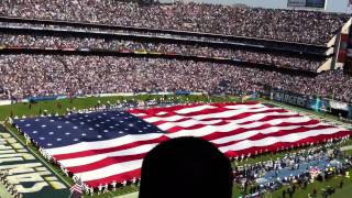 Chargers home opener national anthem 9/11/11