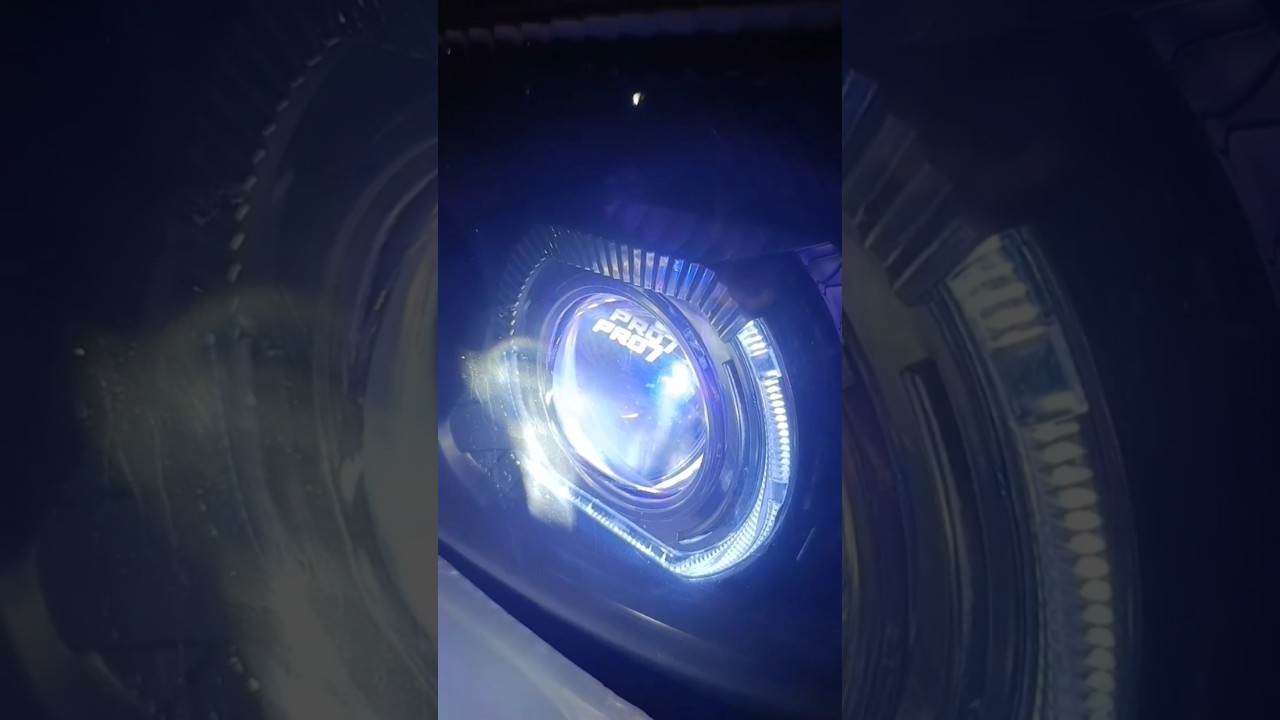 Modifikasi lampu elf giga menggunakan BILED pro 7 