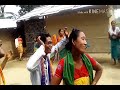 Happy Rongali Bihu dancing of Bodo people villagers..  Rongjali Bwisagu Mwsanai...