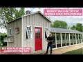 Biggest Walk-In Custom Chicken Coop with Storage | See New Features and Learn Building Tips