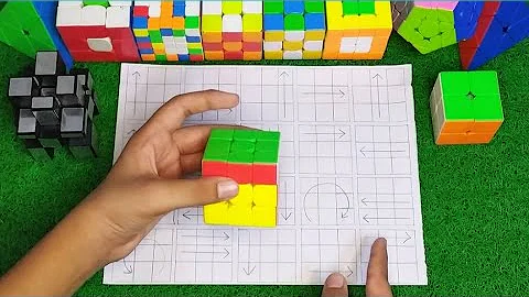 Rubik's Cube in 1 Min - Easiest Method for Beginners