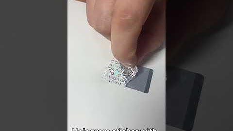 Features of hologram tamper evident stickers