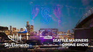 Seattle Mariners Drone Show | Sky Elements Drone Shows @SkyElementsDroneShows