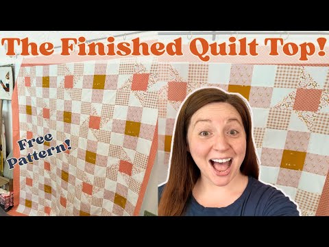 Cottage Twirl Quilt Along Week 4: Sewing the Rows and Adding Borders!