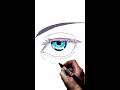 How To Draw Gojo&#39;s Eye #Shorts #Jujutsu Kaisen