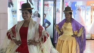 Bolivia opens its first modeling school for 'cholitas'