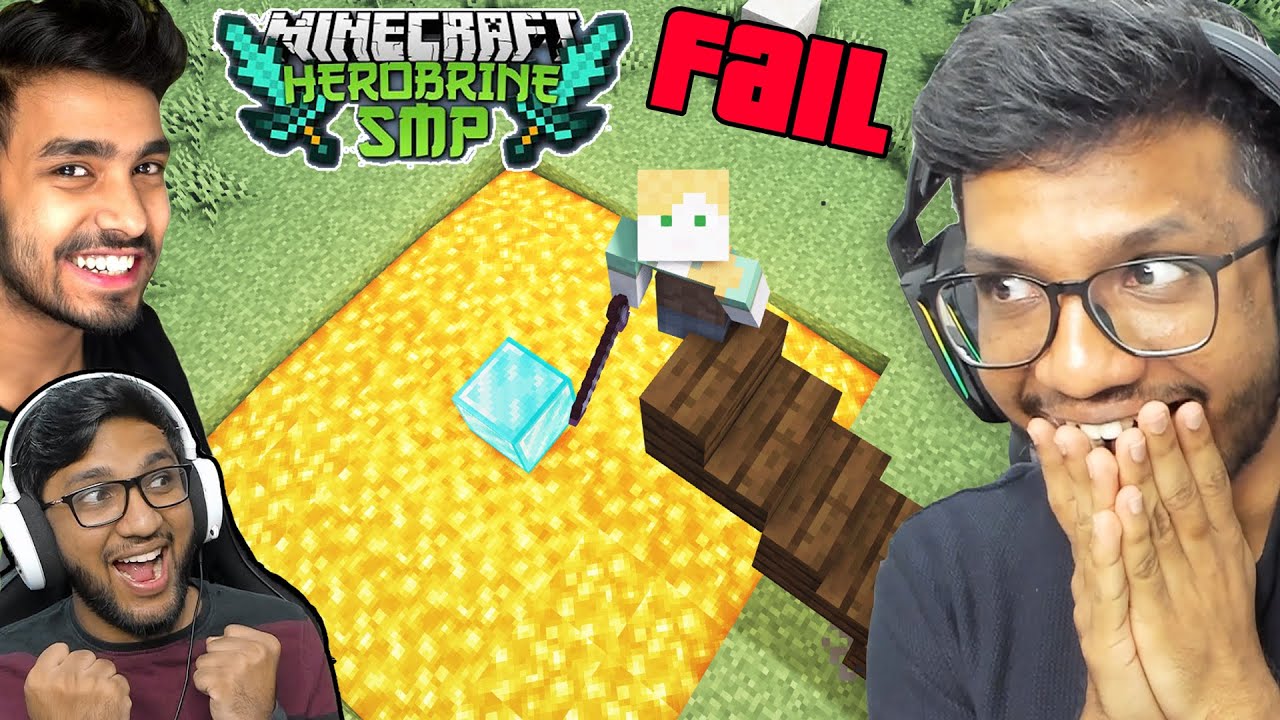Fail Smp Herobine SMP Epic Fail Moments !!! - YouTube