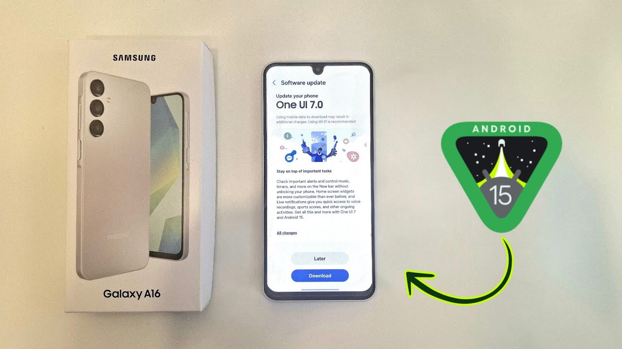 Samsung Galaxy A16 Official One UI 7.0 Update | Samsung Galaxy A16 Official Android 15 Update