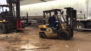Commercial forklift saves the day