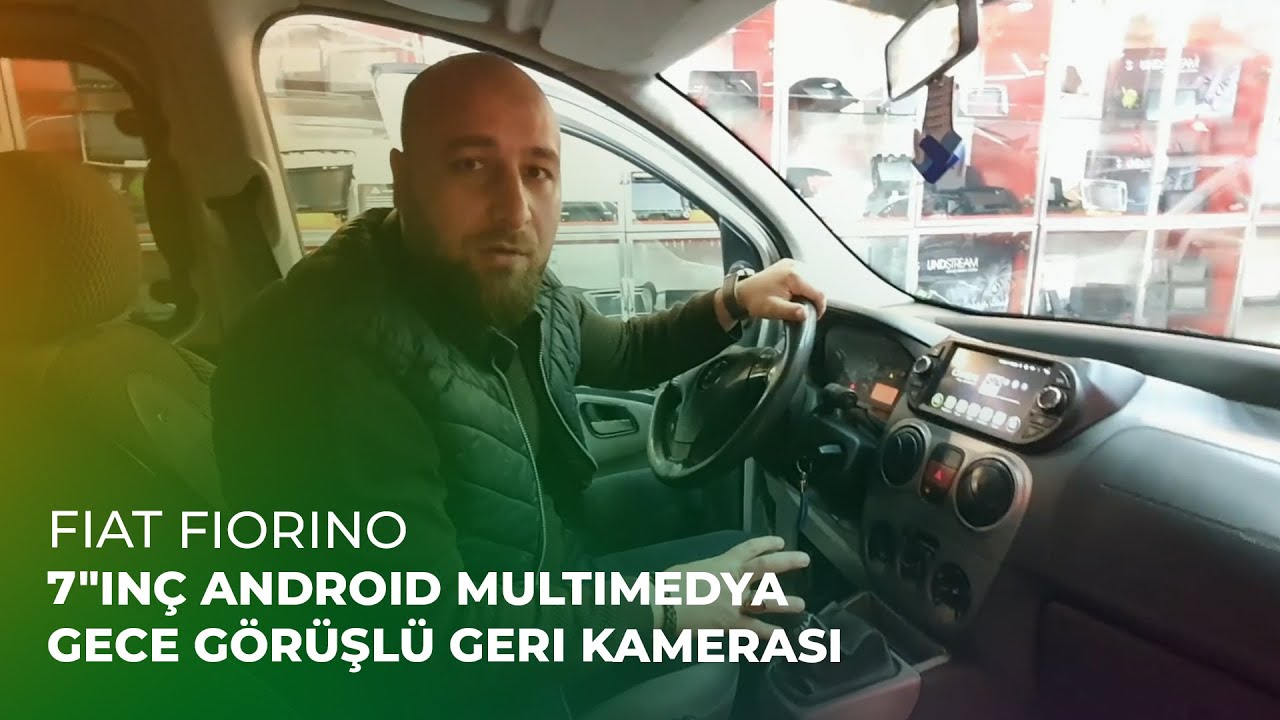 Fiat Fiorino // 7"inç Android Multimedya, Gece Görüşlü Geri Kamerası
