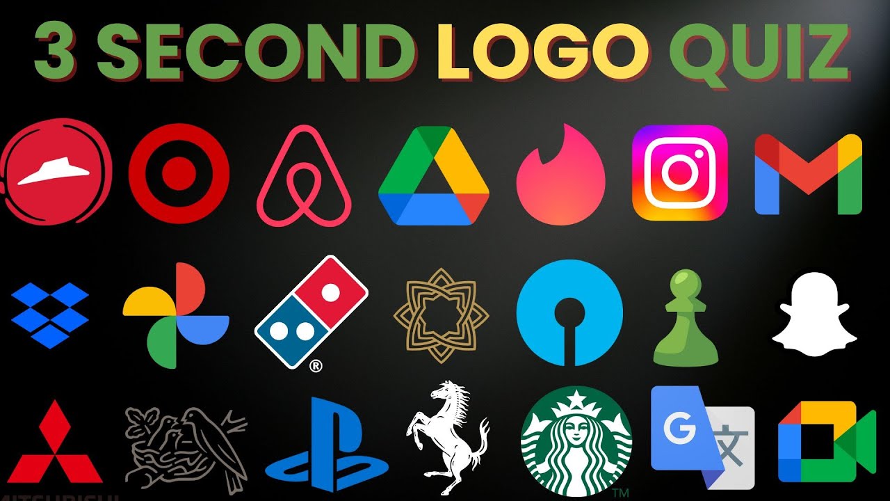 3 Seconds Brand Logo Quiz | Only Geniuses Can Guess All Logos!