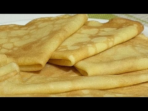 Домашние блины на молоке.Тонкие блинчики быстро и вкусно!