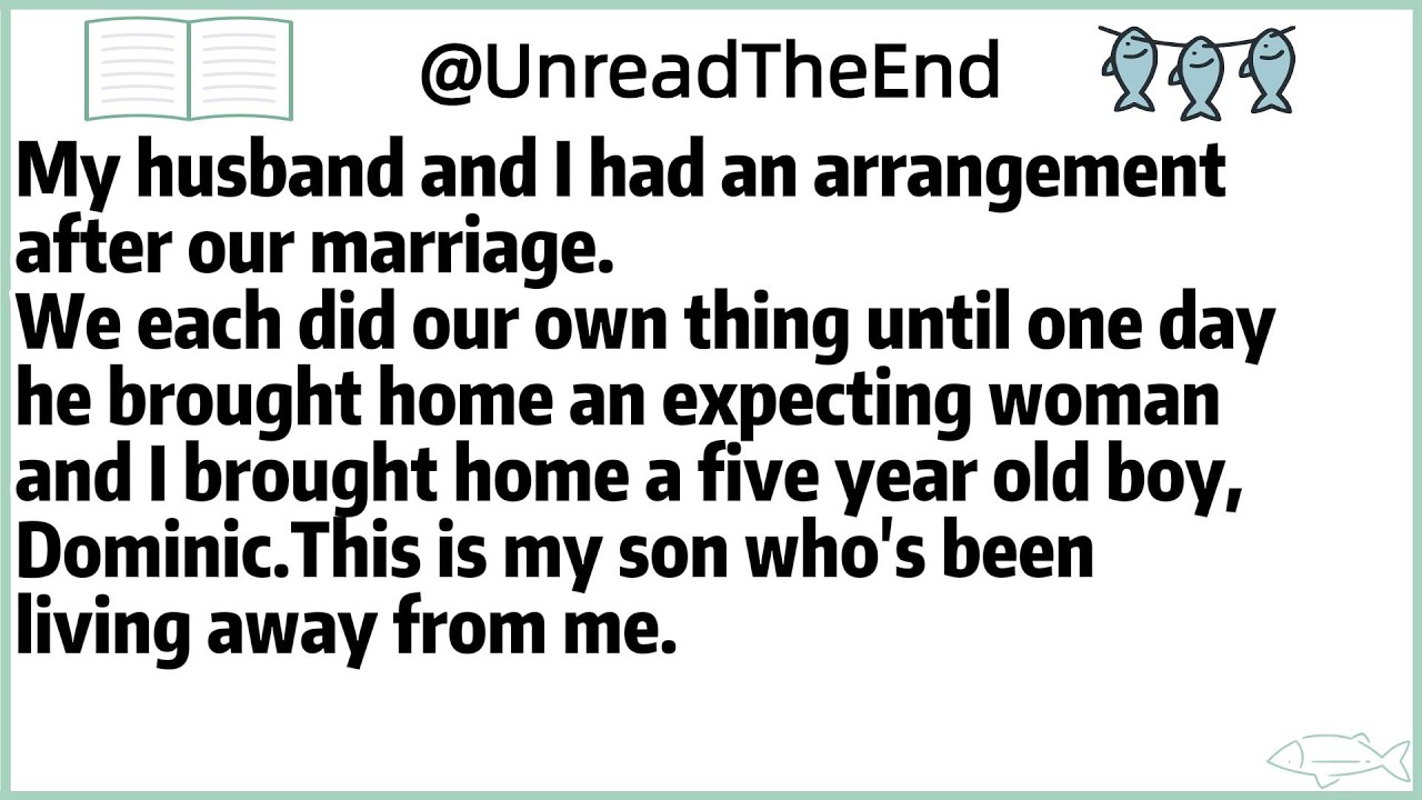 My husband and I had an arrangement after our marriage.We each did our own thing until one day he