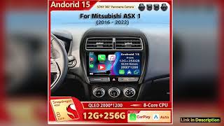 Android 15 Car Radio Multimedia Player For Mitsubishi ASX 1 2016 2017 2018 2019 20202022 Auto Carpl screenshot 3