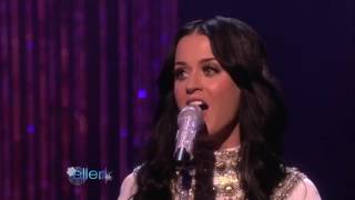 Katy Perry Firework Acoustic version Live on Ellen DeGeneres