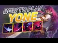HOW TO PLAY YONE SEASON 11 | BEST Build &amp; Runes | Season 11 Yone guide | League of Legends