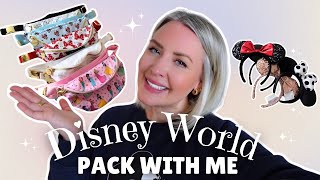 PACK WITH ME FOR DISNEY WORLD ✨🎄| Winter 2025 | packing tips and essentials, park bags and more!