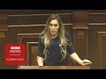 Ermənistan parlamentində transgender qadının çıxışı qalmaqala səbəb olub