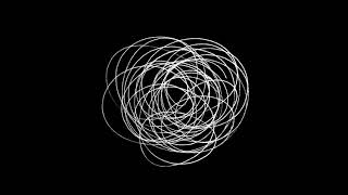 Minimalist White Lines on Black Background in Stop Motion 06 - Motion Graphic Stock Animation