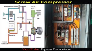 Air Compressor | সম্পূর্ণ বাংলায়  | Engineers CommonRoom ।Electrical Circuit Diagram