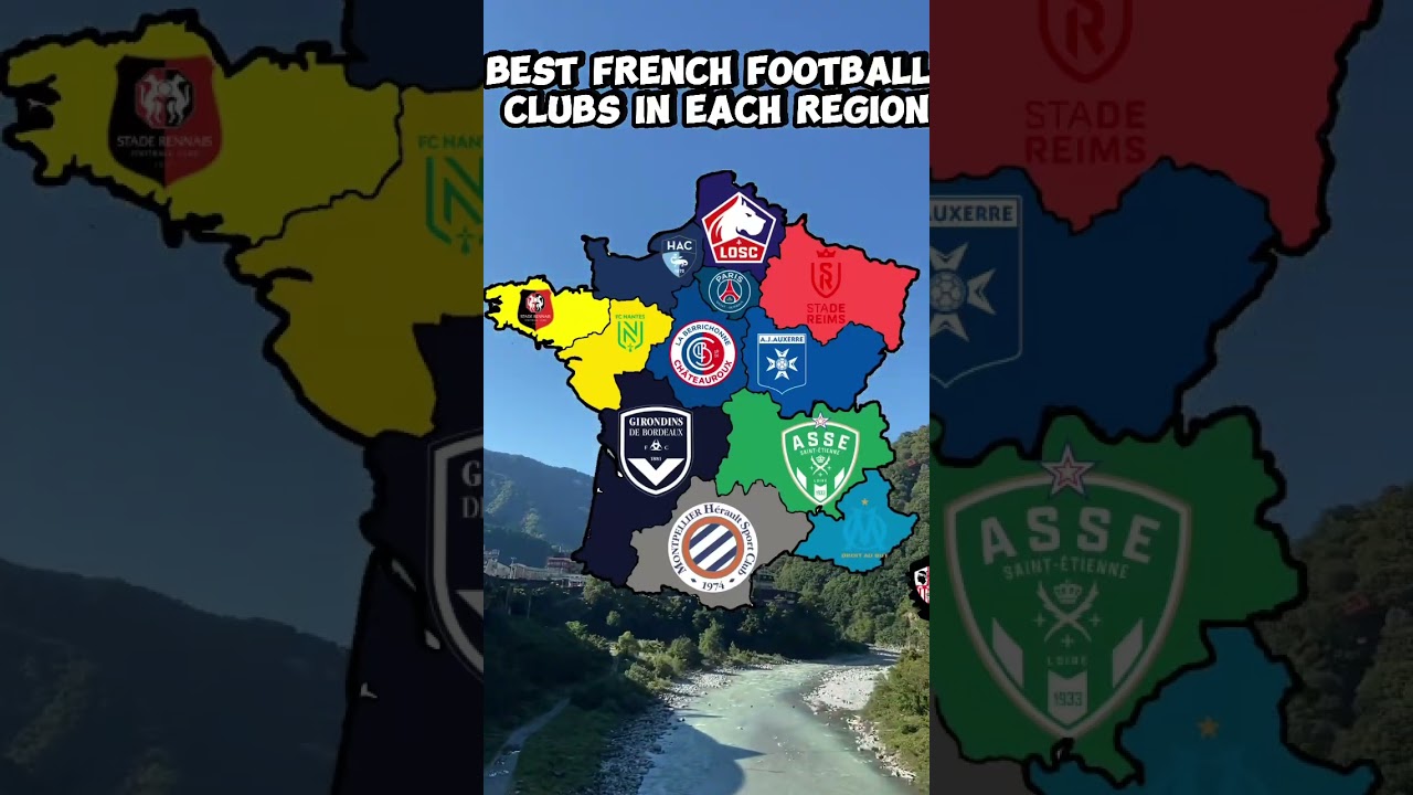 Best French football clubs in each region 
