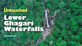 Unseen Hidden view of Lower Ghagari Waterfalls I  Netarhat In Monsoon Ep. - IV