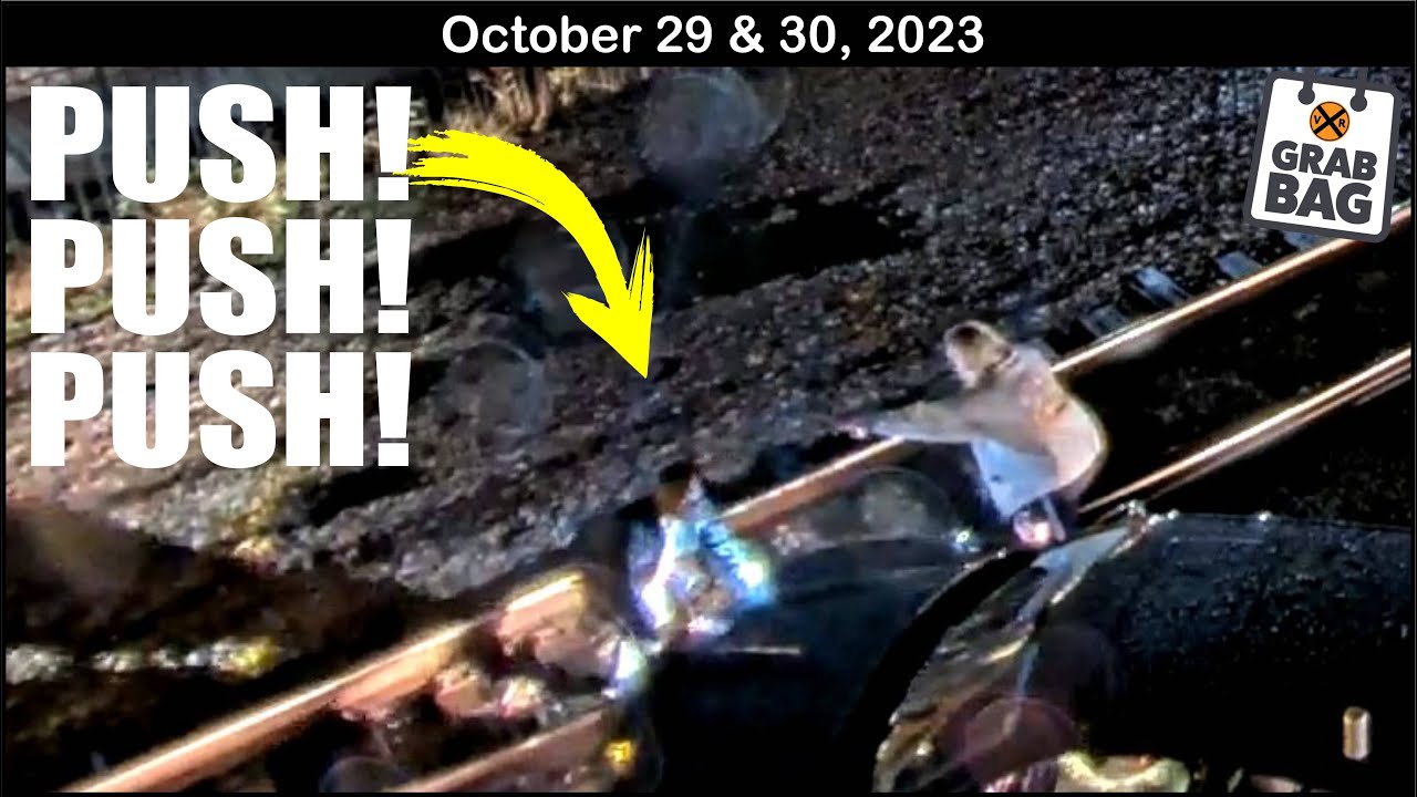 “PUSH, PUSH, PUSH”, CAR ON TRACKS! THE KATY, TUCSON HALLOWEEN! YouTube