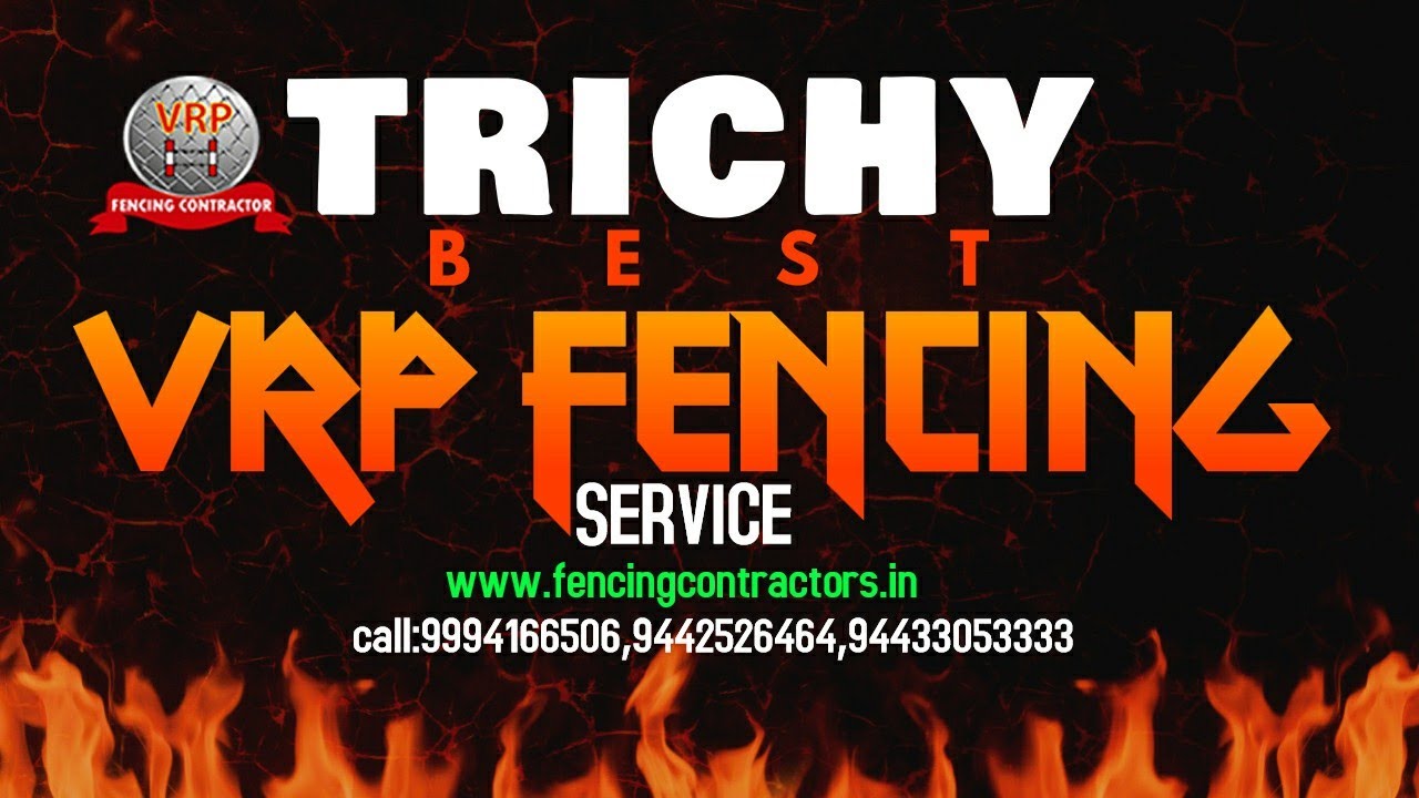 Fencing contractors in trichy VRP Fencing9994166506 YouTube