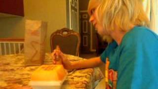Chris snorting hot sauce! :D