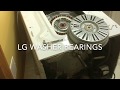 LG front load washing machine bearing cutting and top removal