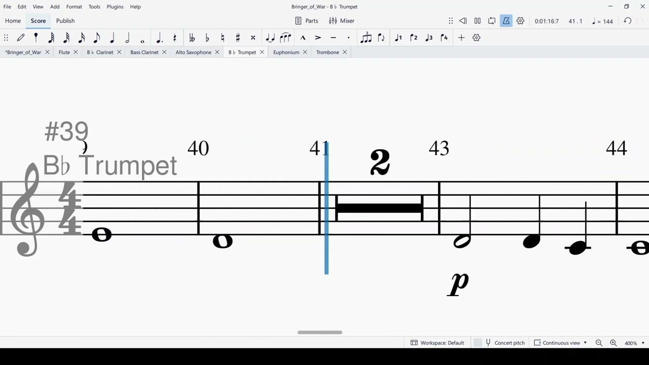 Bringer of War By Brian Balmages Trumpet Play Along