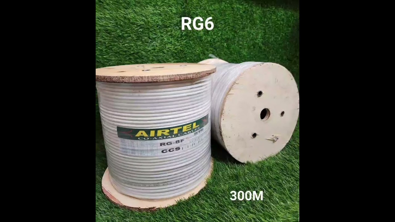 Airtel RG6 Dth Wire 300mtr # Cables & Wires # AP Electronics SBP # Landline- 0663-3552851