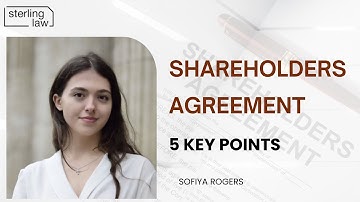Shareholders Agreement Explained : 5 key points!