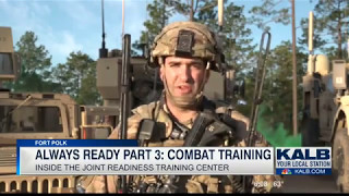 A rotation at JRTC; training for deployment