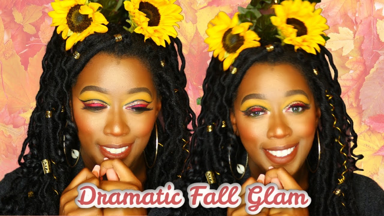 Dramatic Fall Double Glitter Cut Crease