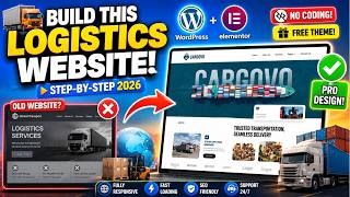 How to Make a Logistics & Transportation Website with WordPress (Step-by-Step 2026)