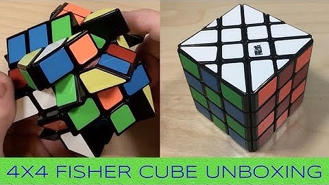 4x4 fisher cube unboxing and solve from The Blessed Cuber