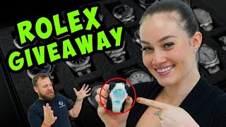 Natalie's Watch Collection is Stunning...Rolex Giveaway! 😜