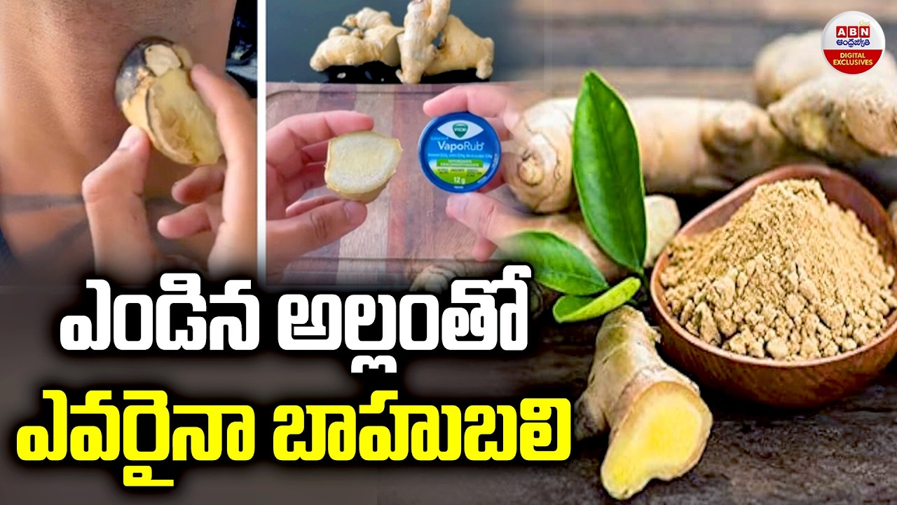 Surprising Health Benefits of Dry Ginger | ఎండిన అల్లం తో ఎవ రైనా బాహుబలి  | ABN Digital Exclusives
